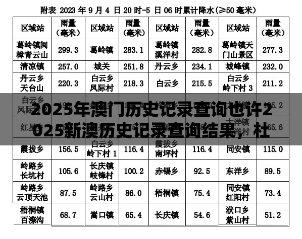 2025年澳门历史记录查询也许2025新澳历史记录查询结果，杜绝欺诈的巧言辞-数字释义、专家解析解释与落实