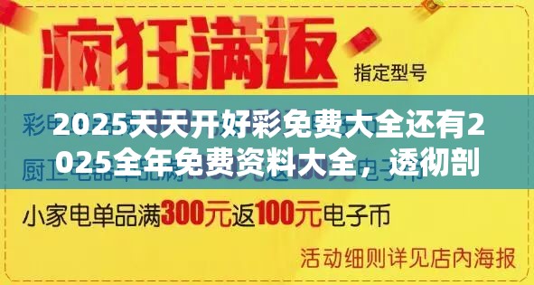 2025天天开好彩免费大全还有2025全年免费资料大全，透彻剖析、解释与落实-抵制不实的假包装