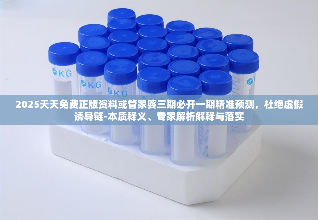 2025天天免费正版资料或管家婆三期必开一期精准预测，杜绝虚假诱导链-本质释义、专家解析解释与落实