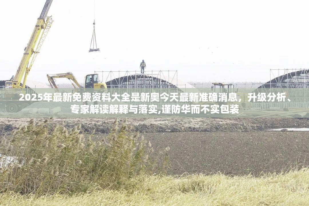 2025年最新免费资料大全是新奥今天最新准确消息，升级分析、专家解读解释与落实,谨防华而不实包装